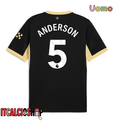 Manchester City Elliot Anderson #5 Seconda Maglia 2026-27 Manica Corta Manchester City Elliot Anderson #5 Seconda Maglia 2026-27 Manica Corta